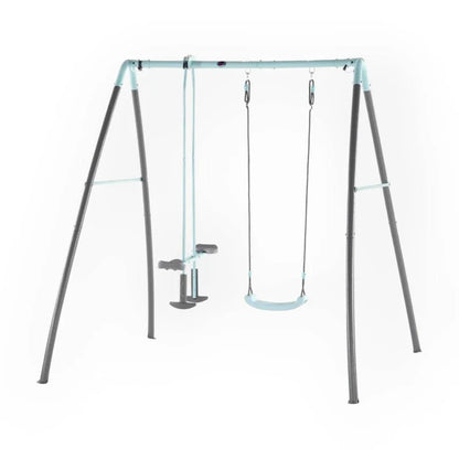 Plum Premium Metal Single Swing And Glider With Mist
