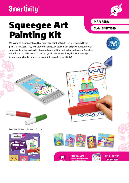 SMRT1329 Squeegee Art Painting Kit