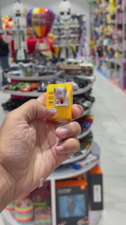 Gear-shifter keychain with car sound