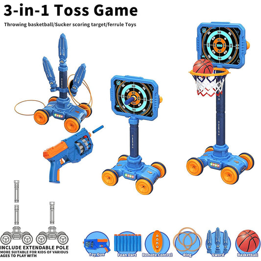 3 in 1 Toddler Basketball Hoop